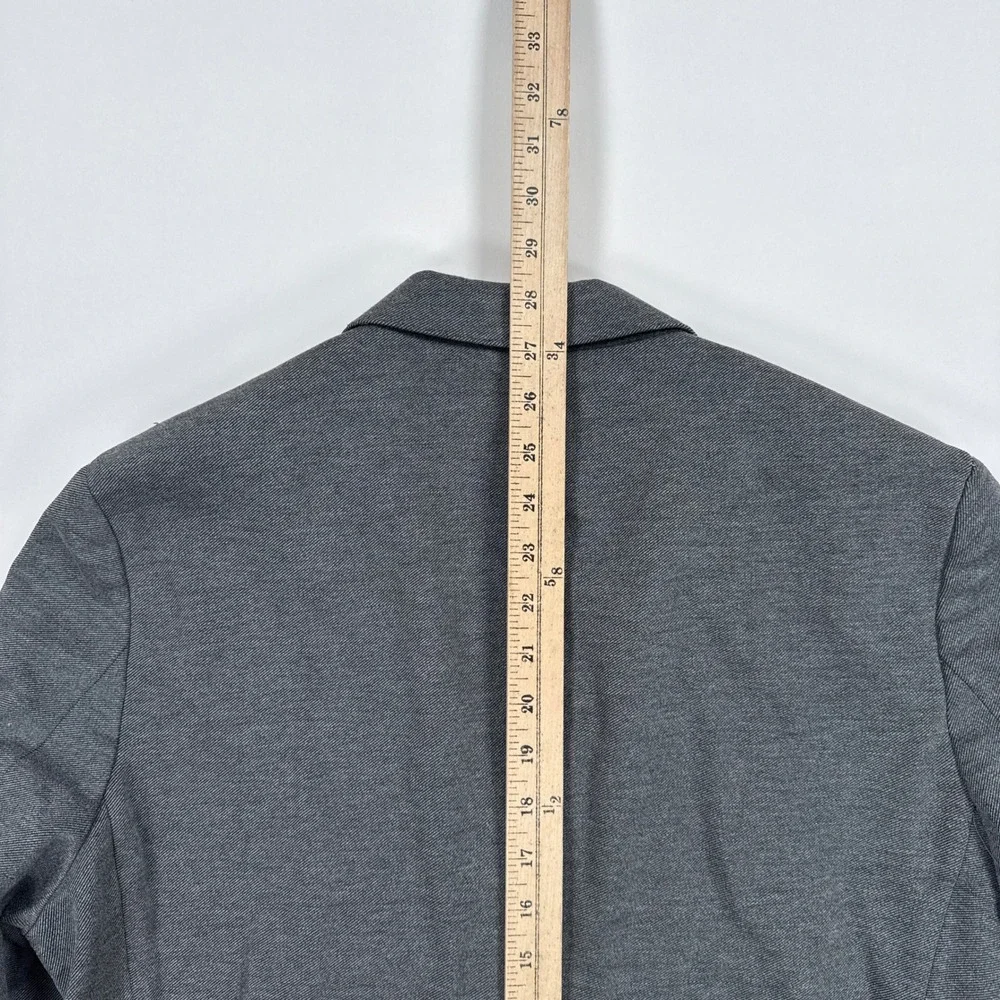 Banana Republic Mens Blazer 40R Charcoal Grey Slim Fit Half Lined Sport Coat